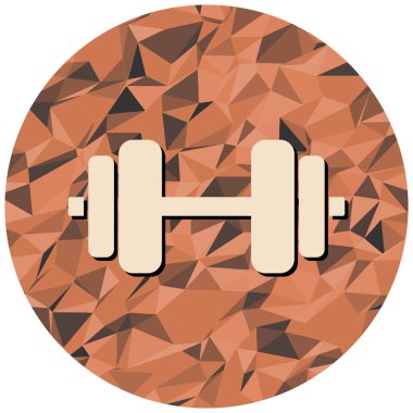 Dambıl. Web simgesi basit tasarım