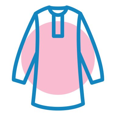 Gömlek. Web simgesi basit illüstrasyon