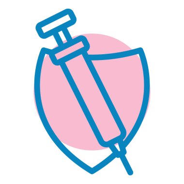 Tek izole edilmiş çizgi simgesinin vektör illüstrasyonu