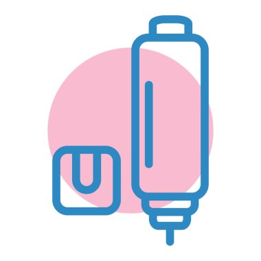 Modern b 'nin vektör illüstrasyonu eksik simgesi