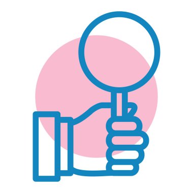 Arama simgesi vektör illüstrasyonu