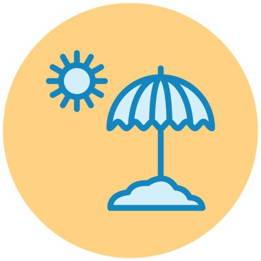 Kumsal. Web simgesi basit illüstrasyon