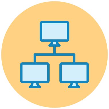 ağ paylaşımı. Basit resimleme