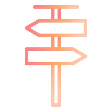 Yönler modern simge vektör illüstrasyonu 