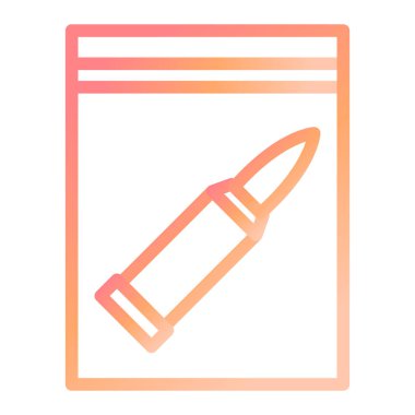 kurşun simge vektör çizim