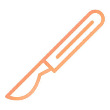 Modern simge vektör illüstrasyonunu neşterle 