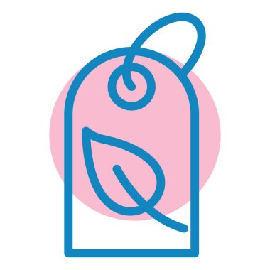 Etiket. Web simgesi vektör illüstrasyonu