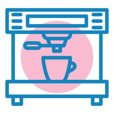 Kahve makinesi vektör simgesi