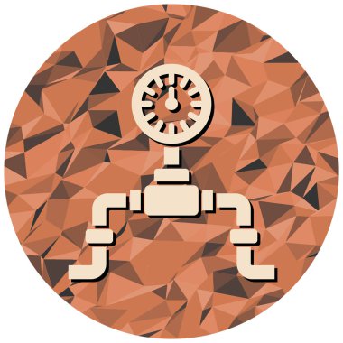 Tek bir simgenin vektör illüstrasyonu