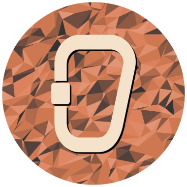 carabine simgesi, vektör illüstrasyonu basit tasarım