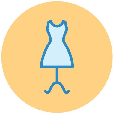 Elbise. Web simgesi basit illüstrasyon