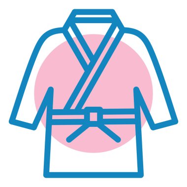 Kıyafetler. Web simgesi basit illüstrasyon