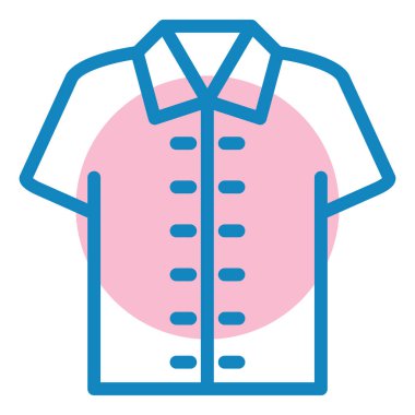 Tişört. Web simgesi basit illüstrasyon