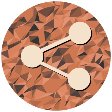 Paylaş. Web simgesi basit tasarım