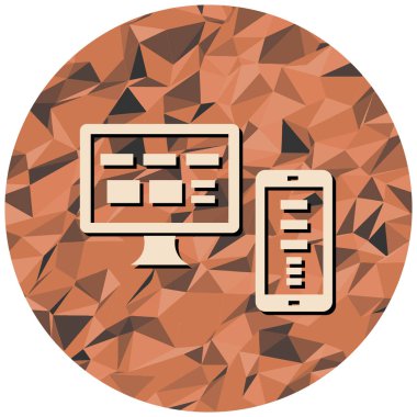 seo modern simgesinin vektör illüstrasyonu