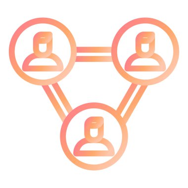 Modern simge vektör illüstrasyonu ağ oluşturuluyor 