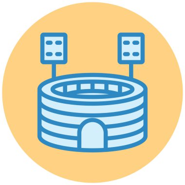 veritabanı düz vektör simgesi