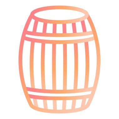 Fıçı modern simge vektör illüstrasyonu 