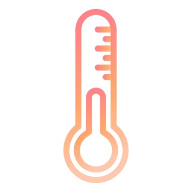  termometre simgesi vektör illüstrasyonu 