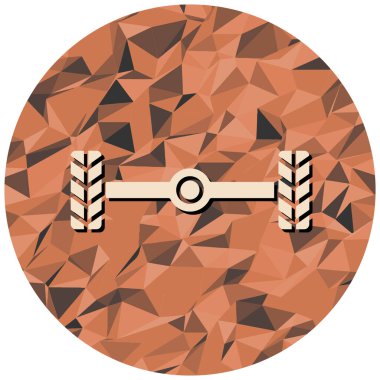 Basit vektör illüstrasyonu, web simgesi 