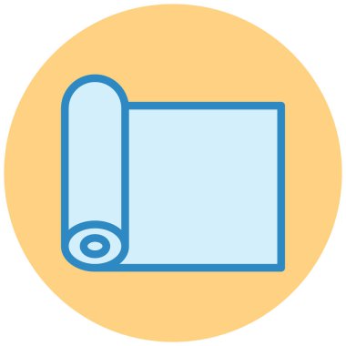 Havlu. Web simgesi basit tasarım