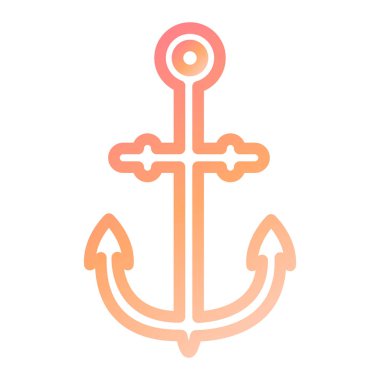 çapa simgesi vektör illüstrasyonu