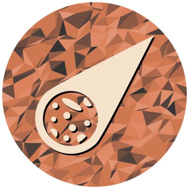 Meteor simgesi, vektör illüstrasyonu basit tasarım