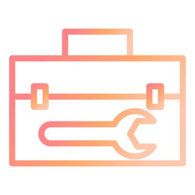 Araç Kutusu modern simge vektör çizimi 