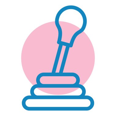 araba vites simgesi, vektör illüstrasyonu basit tasarım