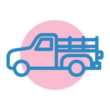 - Araba. Web simgesi basit illüstrasyon