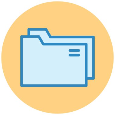Dosya. Web simgesi basit illüstrasyon