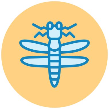 Böcek. Web simgesi basit illüstrasyon