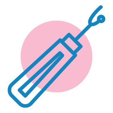 diam deşici simgesi, vektör illüstrasyonu basit tasarım