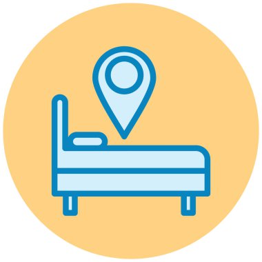 konum. Web simgesi basit illüstrasyon