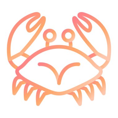 Kabuklu modern simge vektör illüstrasyonu