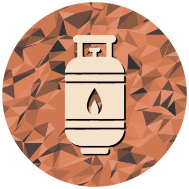 Yangın. Web simgesi basit illüstrasyon