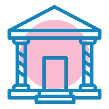 Bina. Web simgesi basit tasarım