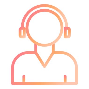 Ajan modern simge vektör illüstrasyonu 