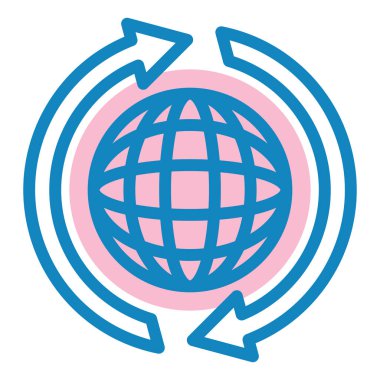 Dünya küresi. Basit tasarım