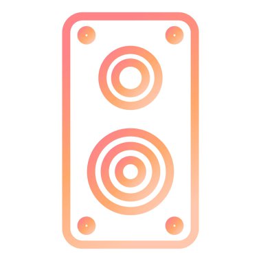 hoparlör modern ikon vektör illüstrasyonu 