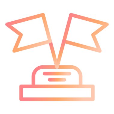 Modern simge vektör illüstrasyonunu işaretler 