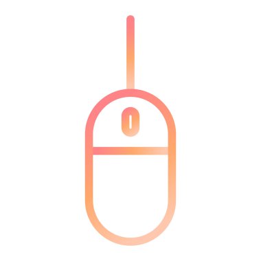 Bilgisayar faresi simgesi. Vektör illüstrasyonu