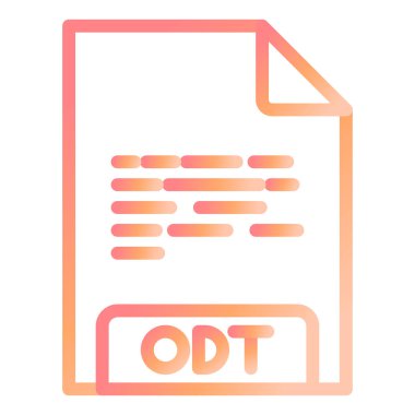 dosya biçimi simgesi, vektör illüstrasyonu