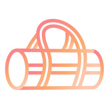 Spor Torbası modern ikon vektör illüstrasyonu 