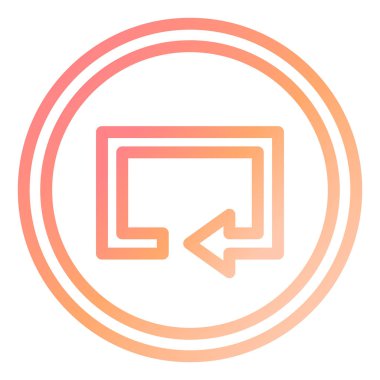 ok simgesi vektör illüstrasyonu