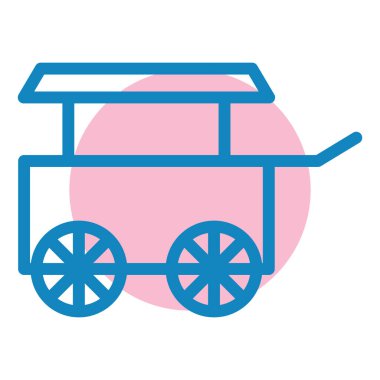 - Araba. Web simgesi basit illüstrasyon