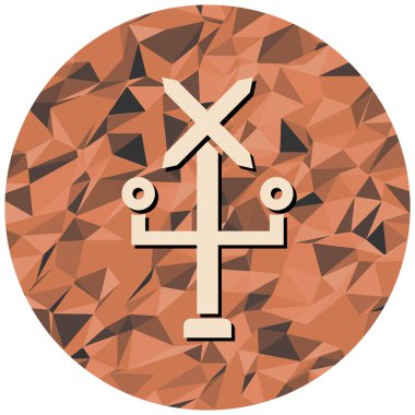 Bir kafatasının vektör çizimi