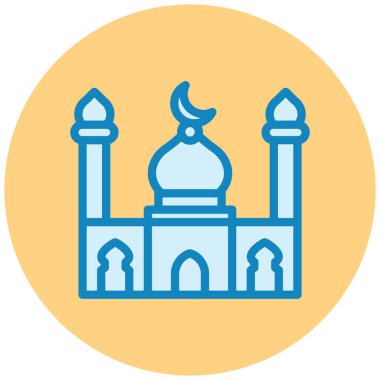 Cami. Web simgesi basit tasarım