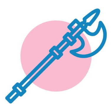 Kılıç. Web simgesi basit illüstrasyon