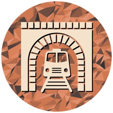 tren simgesi vektör illüstrasyonu